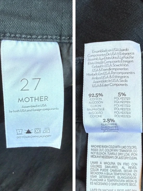 MOTHER DENIM Mid-Rise Dazzler in Not Guilty Size 27 - Picture 14 of 16